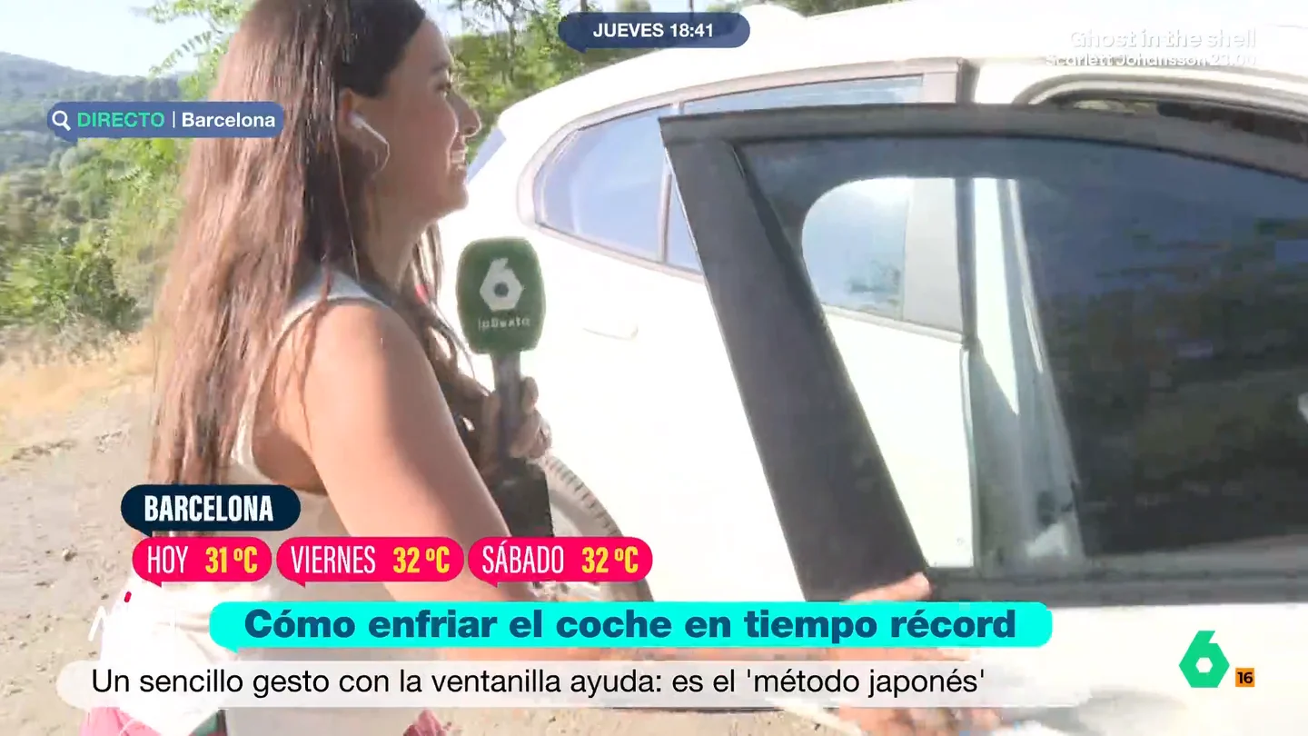 ¿Cómo podemos enfriar el coche rápido? Más Vale Tarde explica el método japonés para conseguirlo Aparcar el coche al sol puede suponer que su interior alcance hasta 70 grados convirtiéndose en un auténtico horno. Pero existe una manera sencilla y rápida de reducir la temperatura del interior.