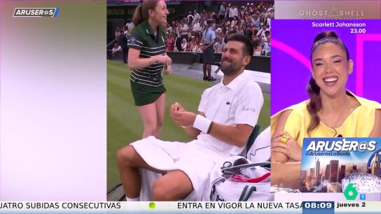 El susto viral de Djokovic al hacer creer a una recogepelotas que le ha hecho da&ntilde;o