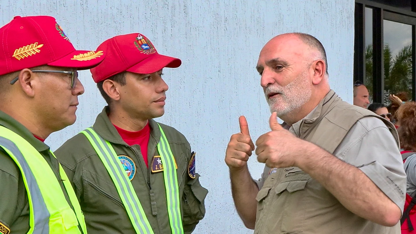El chef José Andrés a su llegada al aeropuerto de Valencia, en la Región Central de Venezuela El chef José Andrés a su llegada al aeropuerto de Valencia, en la Región Central de Venezuela