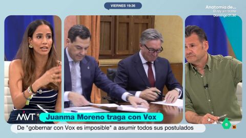 La diputada considera que el Partido Popular se ha distinguido por ser un partido "racista" y que va "contra las mujeres, la igualdad o el aborto", por ese motivo no le ha sorprendido el acuerdo al que ha llegado el l&iacute;der andaluz con el partido ultra. 