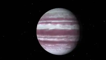 Representación artística de TOI-7009 b, detectado en el límite del desierto de los Neptunos Representación artística de TOI-7009 b, detectado en el límite del desierto de los Neptunos
