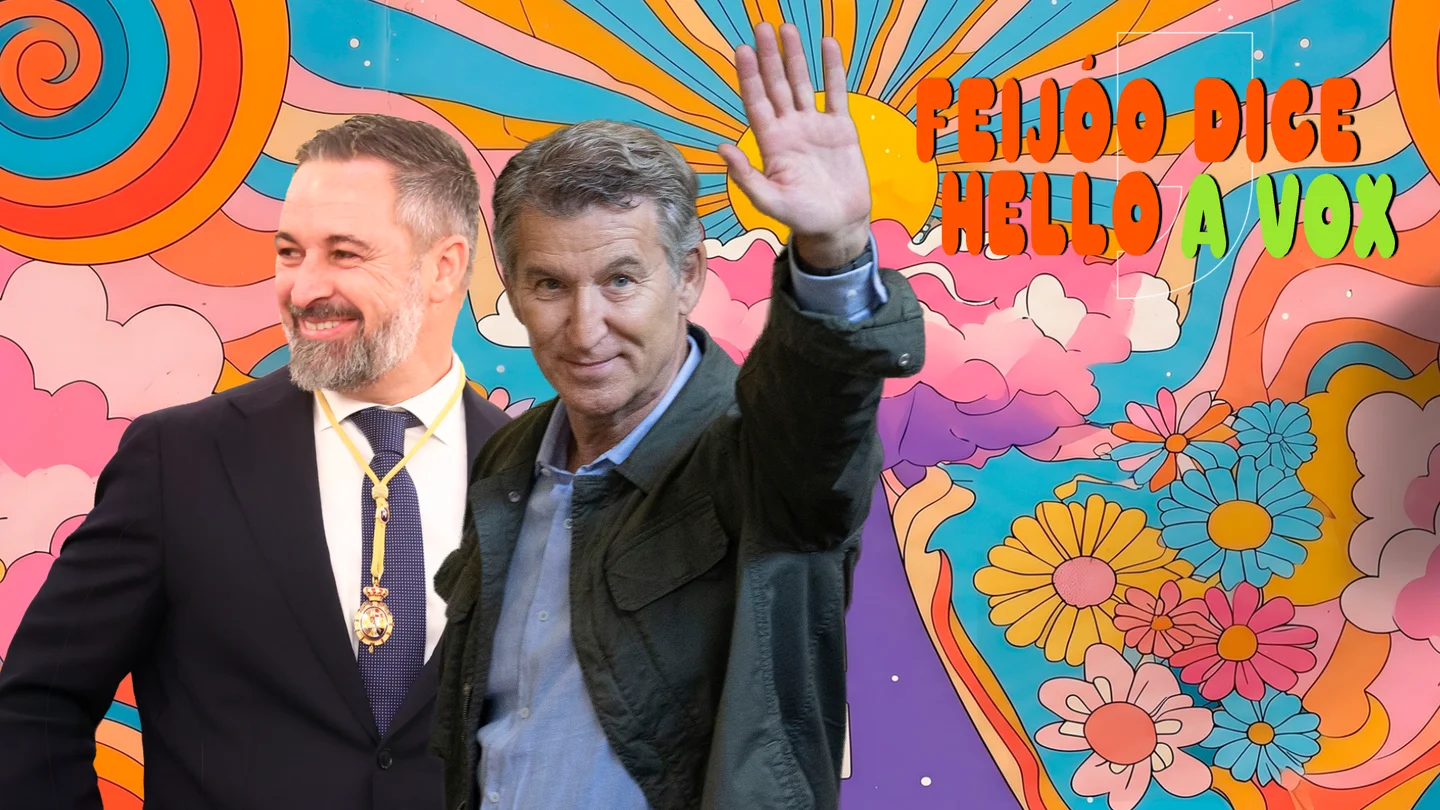Feijóo dice 'hola' a la extrema derecha: pasa de no demonizar a asumir prácticamente todo el discurso de Vox Feijóo dice 'hola' a la extrema derecha: pasa de no demonizar a asumir prácticamente todo el discurso de Vox