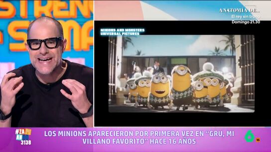 A ra&iacute;z del estreno de 'Minions and Monsters', Alberto Rey ha descubierto a estos simp&aacute;ticos personajes por primera vez y le ha gustado "mogoll&oacute;n": "Es un homenaje al cine desde sus inicios y he sido muy feliz vi&eacute;ndola", afirma.