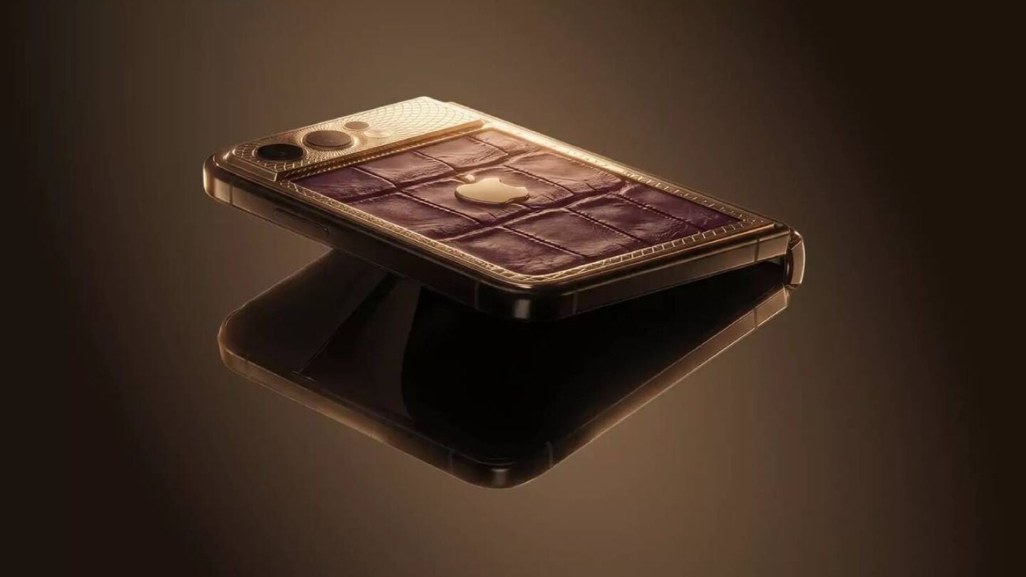 Caviar no se corta: ya est&aacute; mostrando sus fundas de lujo para el iPhone plegable