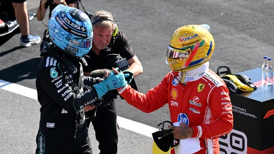 George Russell y Lewis Hamilton George Russell y Lewis Hamilton