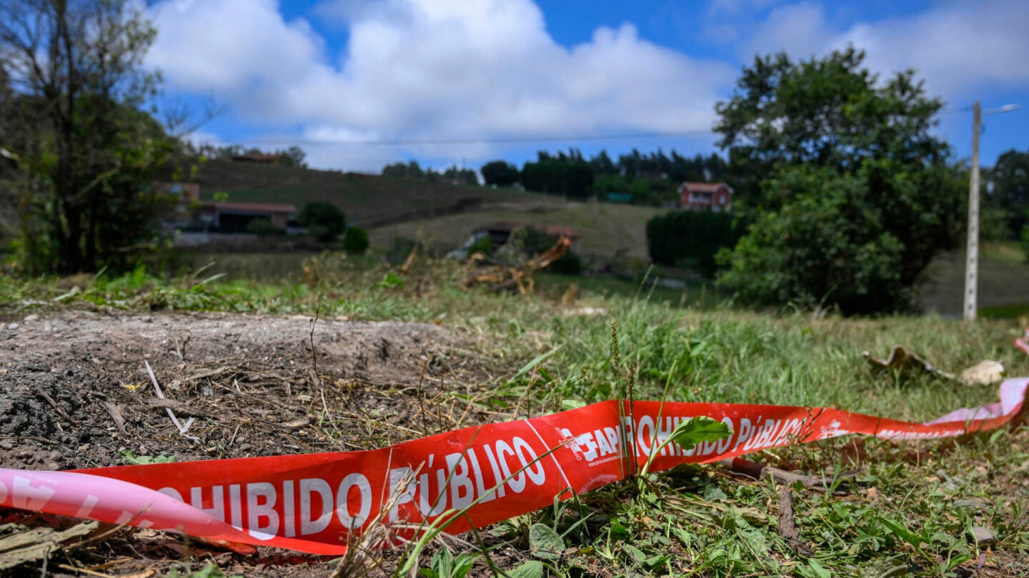 Lugar donde se ha producido el atropello y ha fallecido un espectador del rally