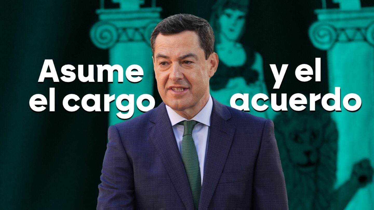 Juanma Moreno asume el cargo y el acuerdo