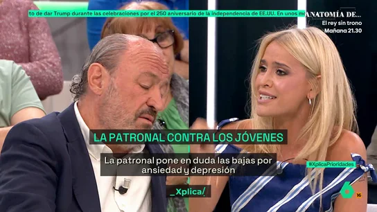 Afra Blanco: "A la gran mayoría de los empresarios de este país no le preocupa la salud de sus trabajadores, porque si no, no hablaríais de absentismo" Afra Blanco: "A la gran mayoría de los empresarios de este país no le preocupa la salud de sus trabajadores, porque si no, no hablaríais de absentismo"