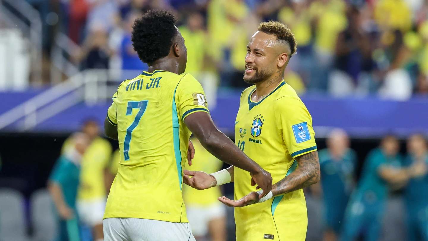Vinicius y Neymar Vinicius y Neymar
