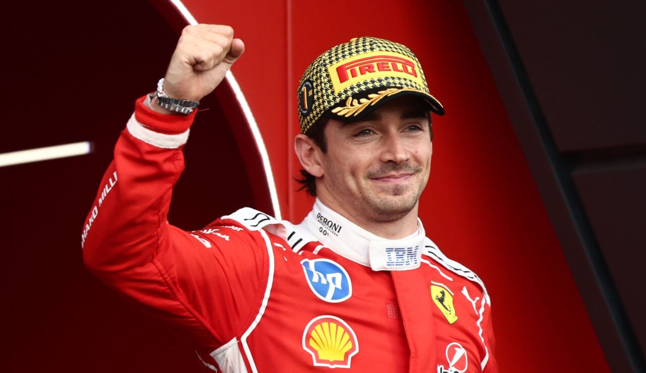 Charles Leclerc, ganador del GP de Gran Breta&ntilde;a