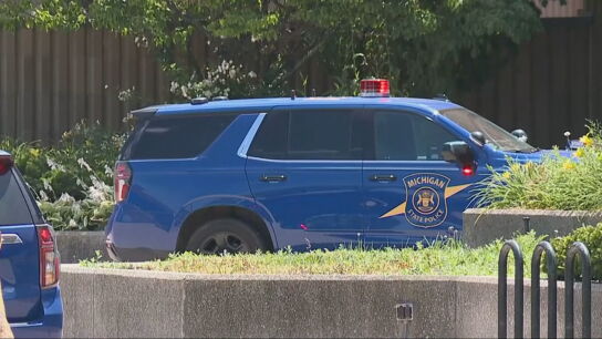 Un coche de la Polic&iacute;a de Michigan