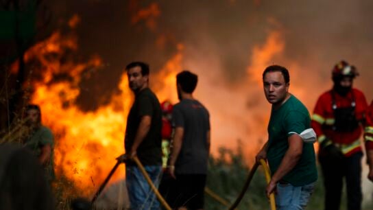 Fuego en Portugal
