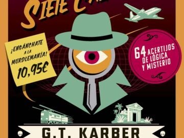 Cubierta de 'Murdle: El caso de las siete calaveras', de G. T. Karber Cubierta de 'Murdle: El caso de las siete calaveras', de G. T. Karber