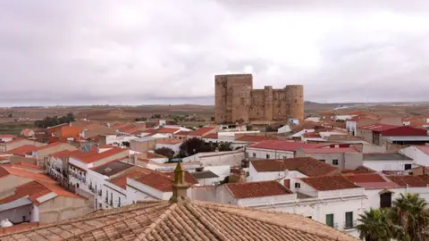 Castillo de Villalba de los Barros, en Badajoz Castillo de Villalba de los Barros, en Badajoz