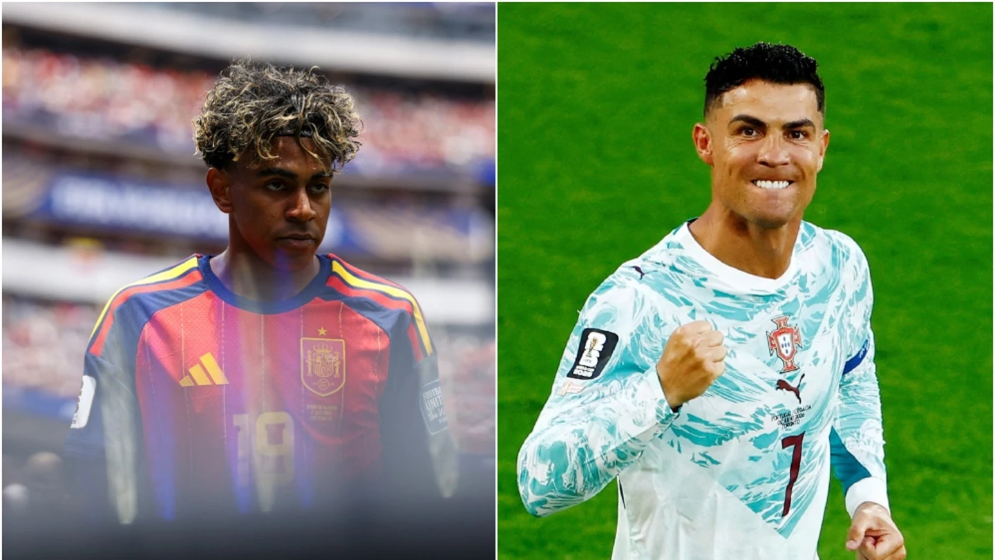 Lamine Yamal y Cristiano Ronaldo, estrellas de España y Portugal en el Mundial Lamine Yamal y Cristiano Ronaldo, estrellas de España y Portugal en el Mundial