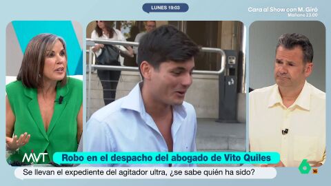 Despu&eacute;s de que Vito Quiles haya asegurado que estuvo en casa de su abogado el tiempo que estuvo en busca y detenci&oacute;n por la Polic&iacute;a, Bea de Vicente explica que "un abogado puede saber d&oacute;nde est&aacute; y no decirlo, pero no esconderlo, porque cometes un delito de encubrimiento".