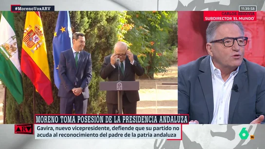 Carlos Segovia, sobre el acuerdo en Andalucía: "Hay un lenguaje en el acuerdo que el PP no debería ni comprar" Carlos Segovia, sobre el acuerdo en Andalucía: "Hay un lenguaje en el acuerdo que el PP no debería ni comprar"
