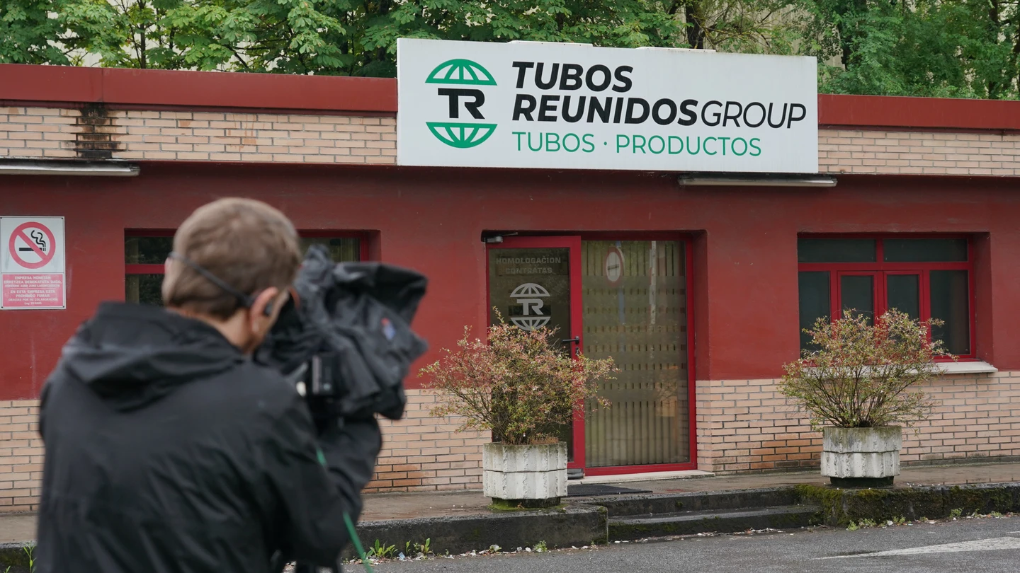Exteriores de la sede de Tubos Reunidos, a 4 de junio de 2026, en Amurrio, Álava, País Vasco (España). Exteriores de la sede de Tubos Reunidos, a 4 de junio de 2026, en Amurrio, Álava, País Vasco (España).