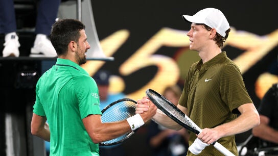 Novak Djokovic y Jannik Sinner