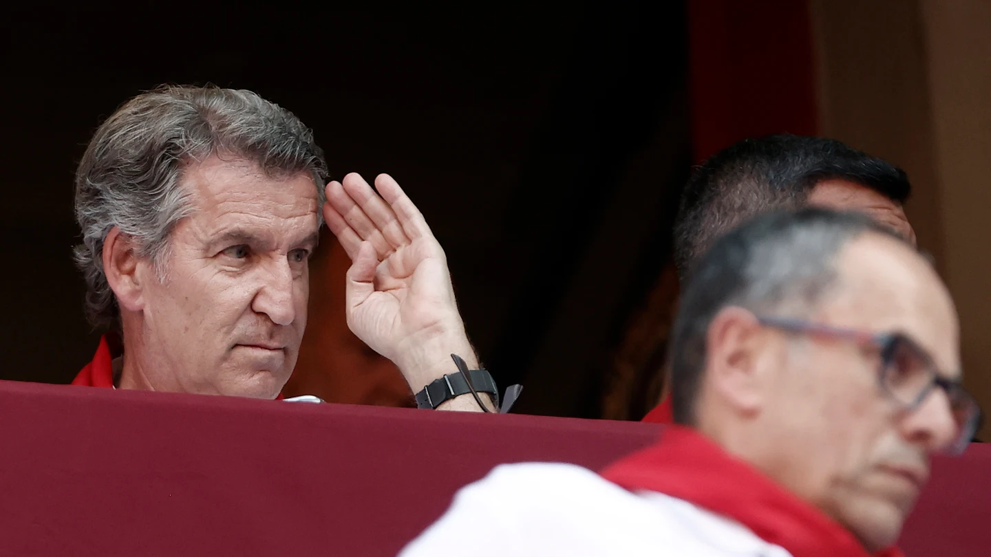 El líder del PP, Alberto Núñez Feijóo, durante los Sanfermines 2026 El líder del PP, Alberto Núñez Feijóo, durante los Sanfermines 2026