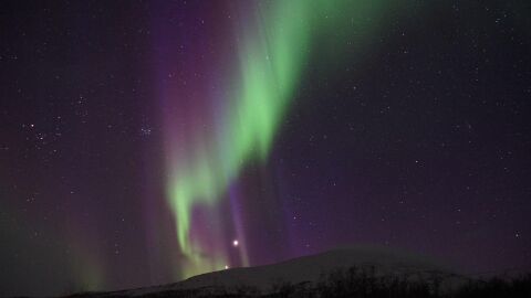 Aurora boreal en Abisko