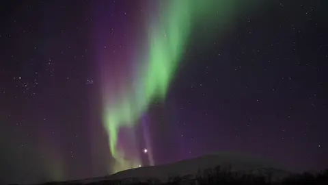 Aurora boreal en Abisko Aurora boreal en Abisko