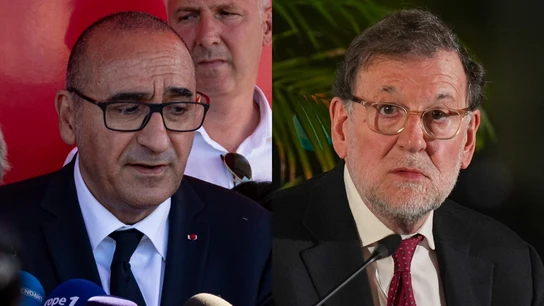 El ministro del Interior de Francia y Mariano Rajoy en imágenes de archivo El ministro del Interior de Francia y Mariano Rajoy en imágenes de archivo