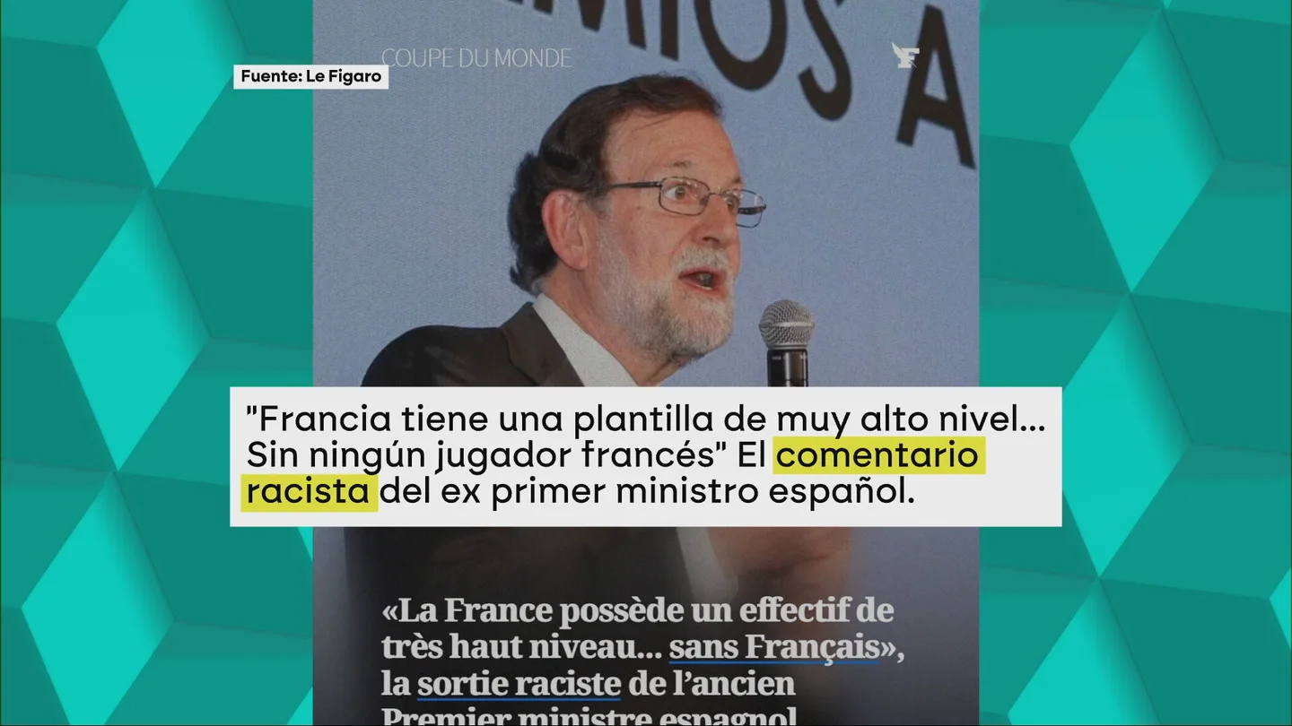 La prensa francesa carga contra Rajoy por su comentario de una selección hecha "sin franceses": "Arrebato racista" La prensa francesa carga contra Rajoy por su comentario de una selección hecha "sin franceses": "Arrebato racista"