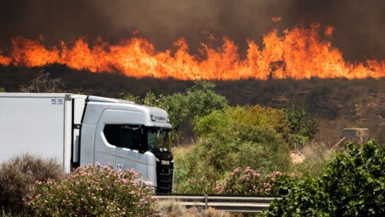 Incendio en Espa&ntilde;a