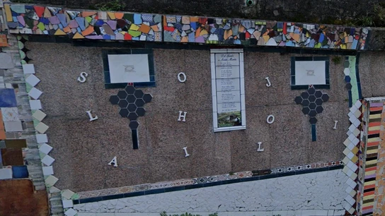 Uno de los murales de Julio Ferreiro Uno de los murales de Julio Ferreiro