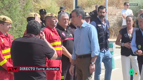 Sánchez visita las zonas afectadas por el incendio de Los Gallardos Sánchez visita las zonas afectadas por el incendio de Los Gallardos