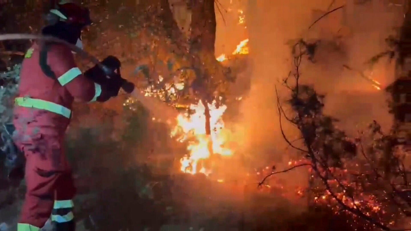 El incendio forestal de Pe&ntilde;arroya de Tastavins (Teruel)