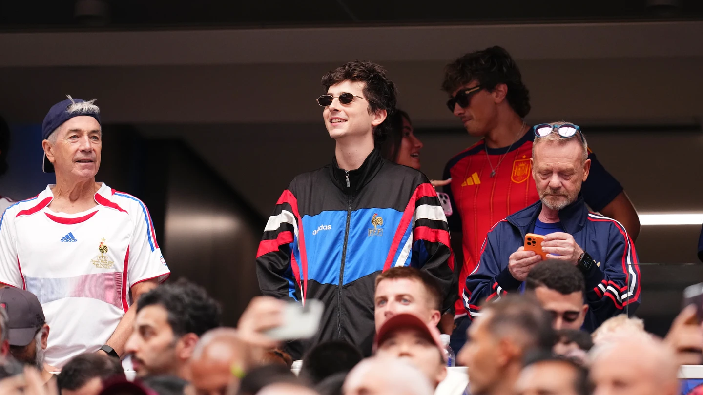El actor franco-estadounidense Timothée Chalamet, durante el España-Francia del Mundial 2026 El actor franco-estadounidense Timothée Chalamet, durante el España-Francia del Mundial 2026