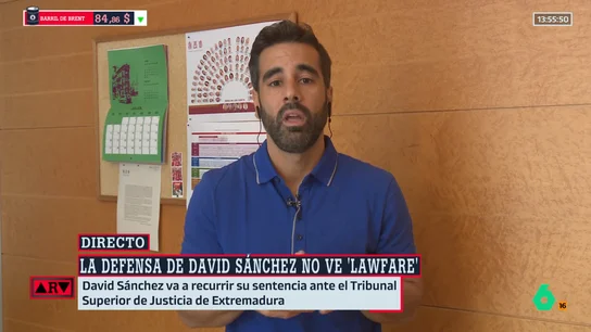 José Muñoz, tras la imputación de David Sánchez: "Muchos progresistas sentimos que la Justicia no nos trata igual" José Muñoz, tras la imputación de David Sánchez: "Muchos progresistas sentimos que la Justicia no nos trata igual"
