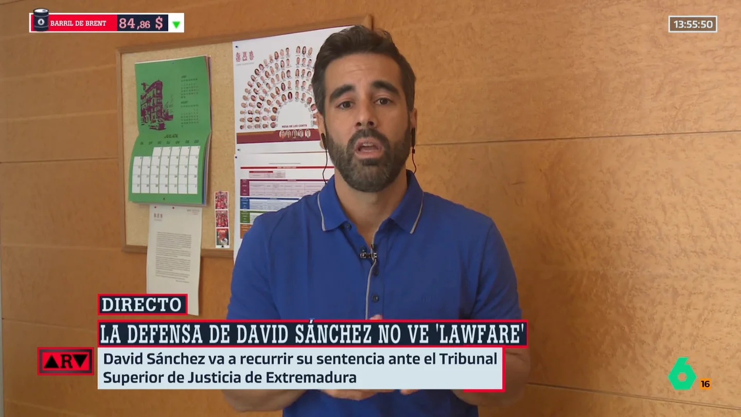 José Muñoz, tras la imputación de David Sánchez: "Muchos progresistas sentimos que la Justicia no nos trata igual" José Muñoz, tras la imputación de David Sánchez: "Muchos progresistas sentimos que la Justicia no nos trata igual"