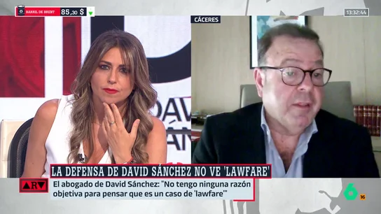 El abogado de David Sánchez descarta que haya lawfare en su condena, pero carga contra las acusaciones: "Tratan de comprometer la estabilidad del Gobierno" El abogado de David Sánchez descarta que haya lawfare en su condena, pero carga contra las acusaciones: "Tratan de comprometer la estabilidad del Gobierno"