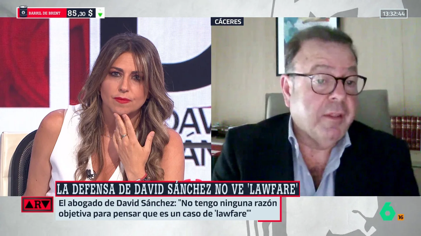 El abogado de David Sánchez descarta que haya lawfare en su condena, pero carga contra las acusaciones: "Tratan de comprometer la estabilidad del Gobierno" El abogado de David Sánchez descarta que haya lawfare en su condena, pero carga contra las acusaciones: "Tratan de comprometer la estabilidad del Gobierno"