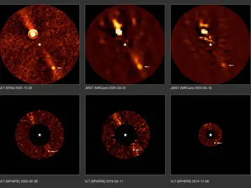 Observaciones del exoplaneta Beta Pictoris d durante más de una década Observaciones del exoplaneta Beta Pictoris d durante más de una década