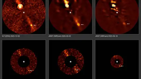 Observaciones del exoplaneta Beta Pictoris d durante más de una década Observaciones del exoplaneta Beta Pictoris d durante más de una década