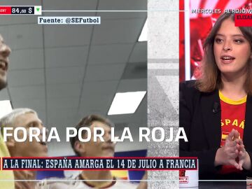 Elizabeth Duval recuerda que Espa&ntilde;a gan&oacute; a Francia en su D&iacute;a Nacional: "Vencer a Francia en un 14 de julio es una cosa bastante significativa"