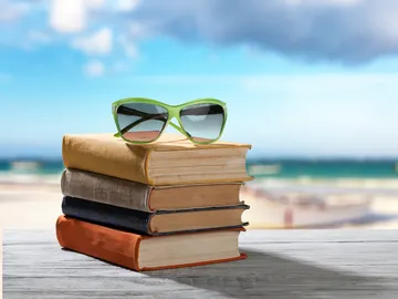 Libros en la playa Libros en la playa