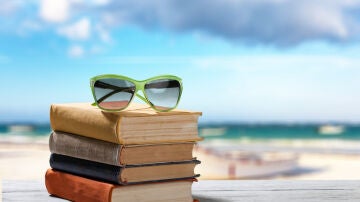 Libros en la playa