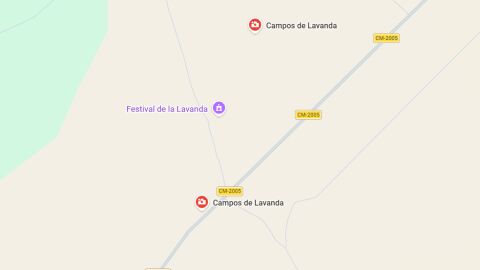 Festival de la Lavanda captura de Google Maps