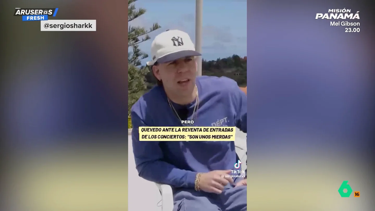 Quevedo, contra la reventa de entradas: "Me da mucho asco y los que lo hacen son unos mierdas" Quevedo, contra la reventa de entradas: "Me da mucho asco y los que lo hacen son unos mierdas"