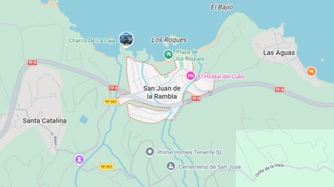 San Juan de la Rambla desde Google Maps