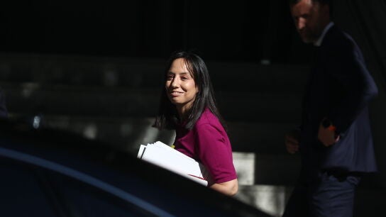 La directora de la Guardia Civil, Mercedes González Fernández, a su llegada para declarar ante el juez de la Audiencia Nacional