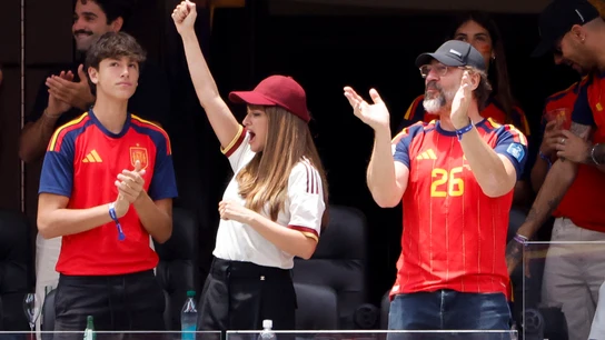 Penélope Cruz, junto a Javier Bardem durante el partido de España-Bélgica en cuartos del Mundial de 2026 Penélope Cruz, junto a Javier Bardem durante el partido de España-Bélgica en cuartos del Mundial de 2026
