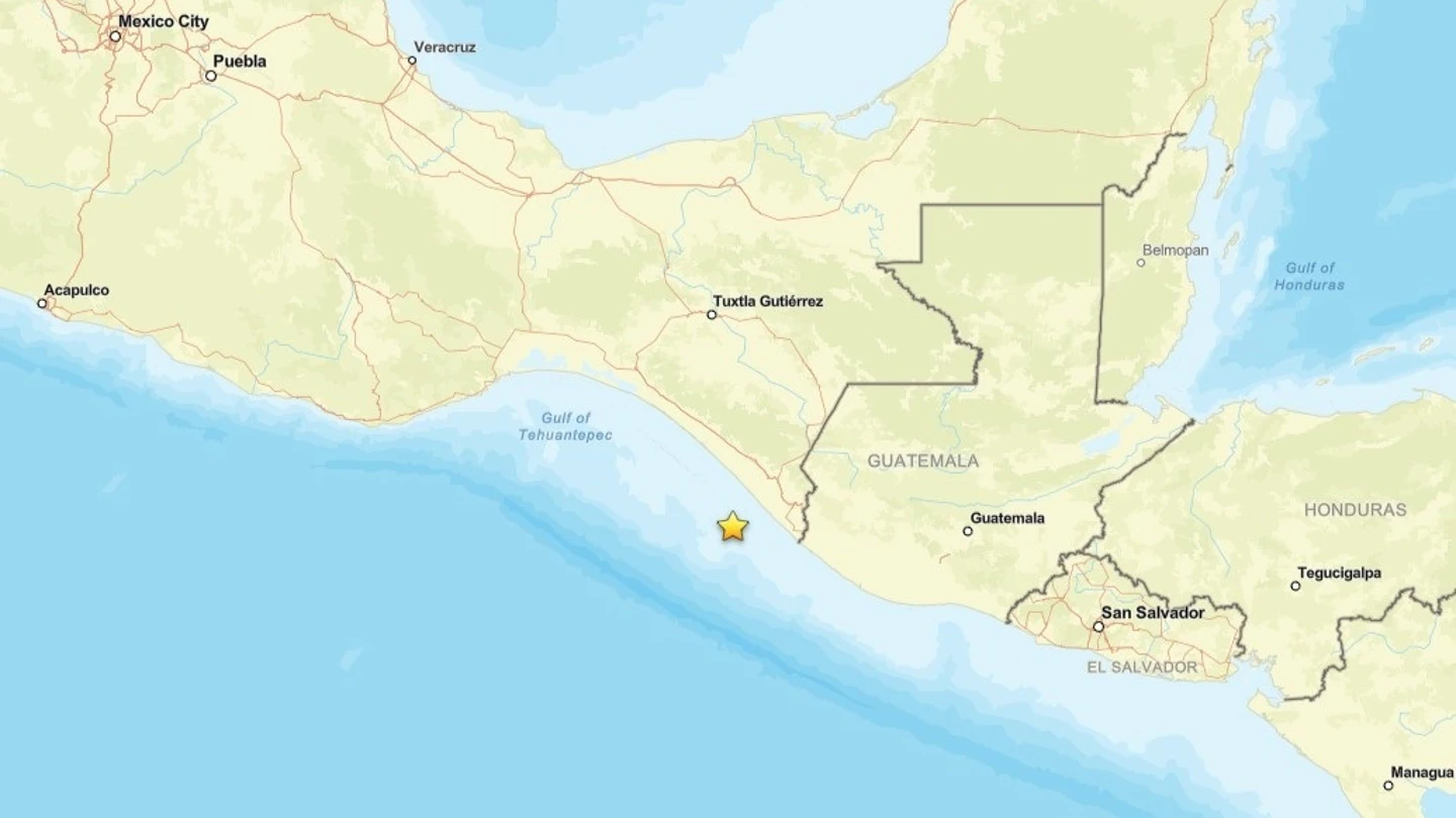 Declarado en México un seísmo de magnitud preliminar 7,4 con alerta de tsunami cerca de la costa de Chiapas Declarado en México un seísmo de magnitud preliminar 7,4 con alerta de tsunami cerca de la costa de Chiapas