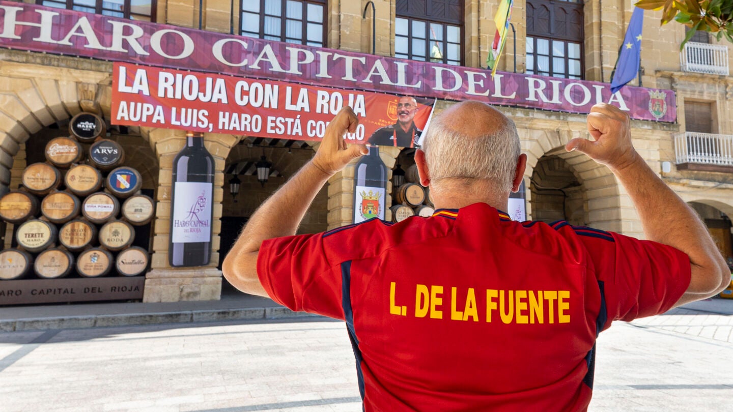 Haro (La Rioja), la ciudad donde nación Luis de la Fuente, se vuelca con el seleccionador de España de cara a la final del Mundial