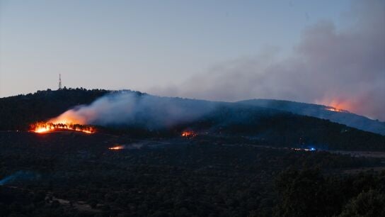 Incendio en Lozoyuela